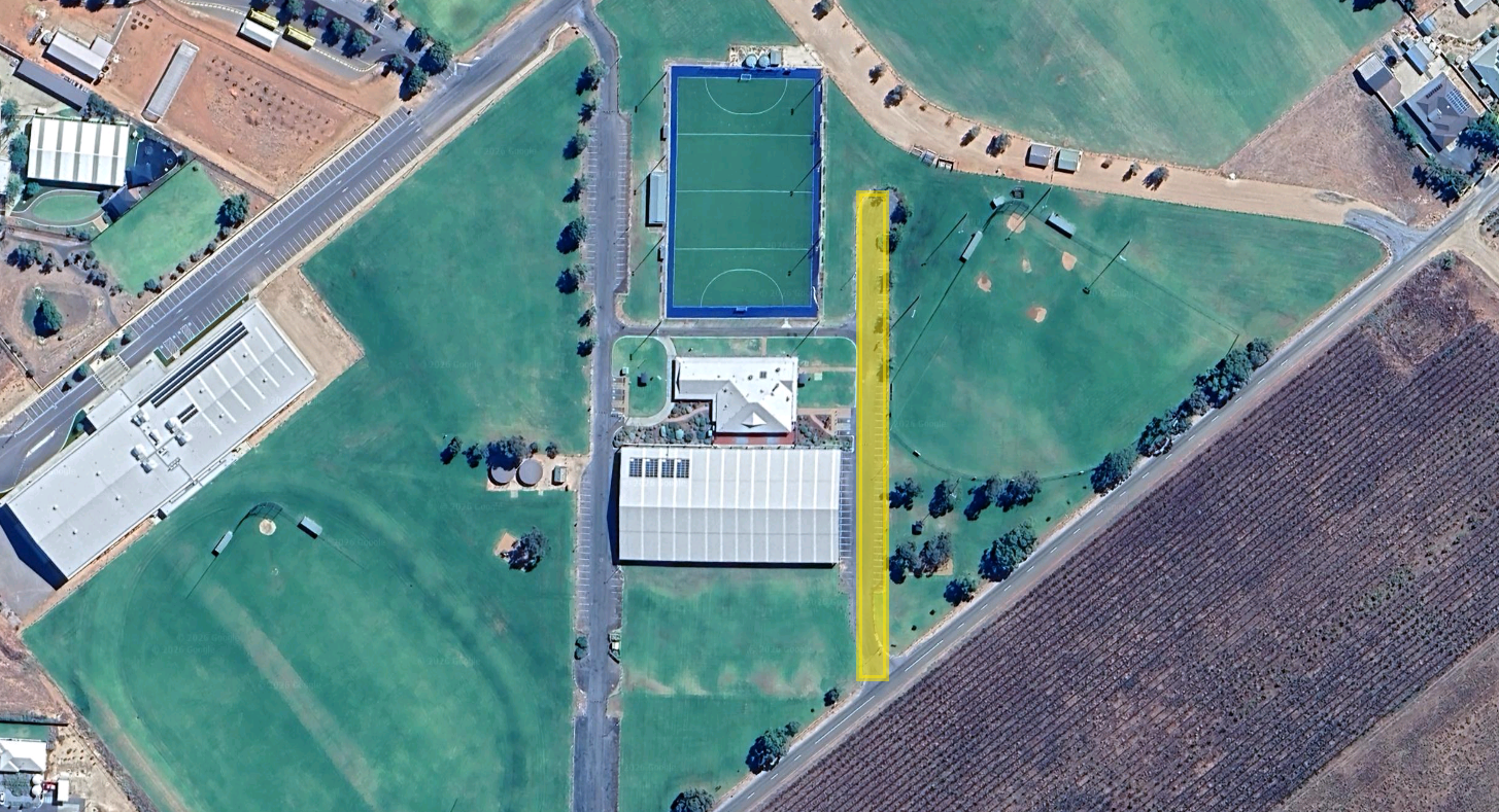 Map of Glassey Park, Berri